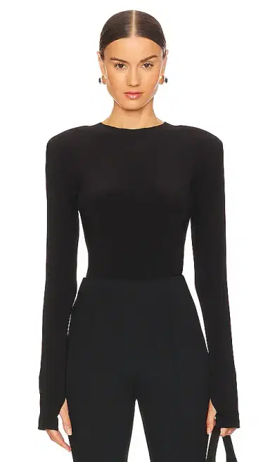 Norma Kamali Shoulder Pad Top | Thumbnail 1 Norma Kamali Shoulder Pad Top | Thumbnail 1