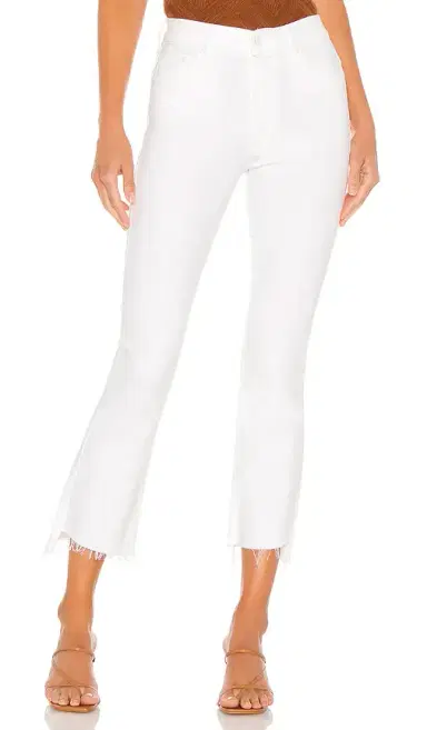 Mother Insider Crop Step Fray Jeans | Thumbnail 1 Mother Insider Crop Step Fray Jeans | Thumbnail 1