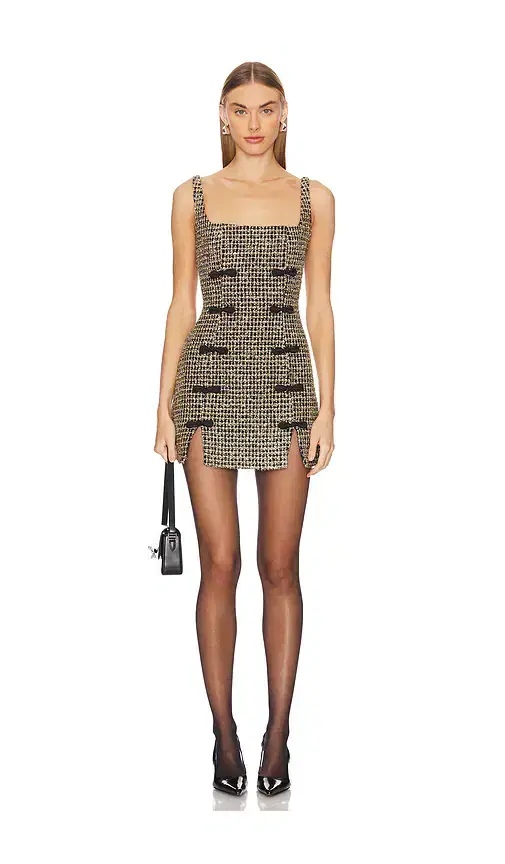 SAU LEE Aidan Tweed Dress