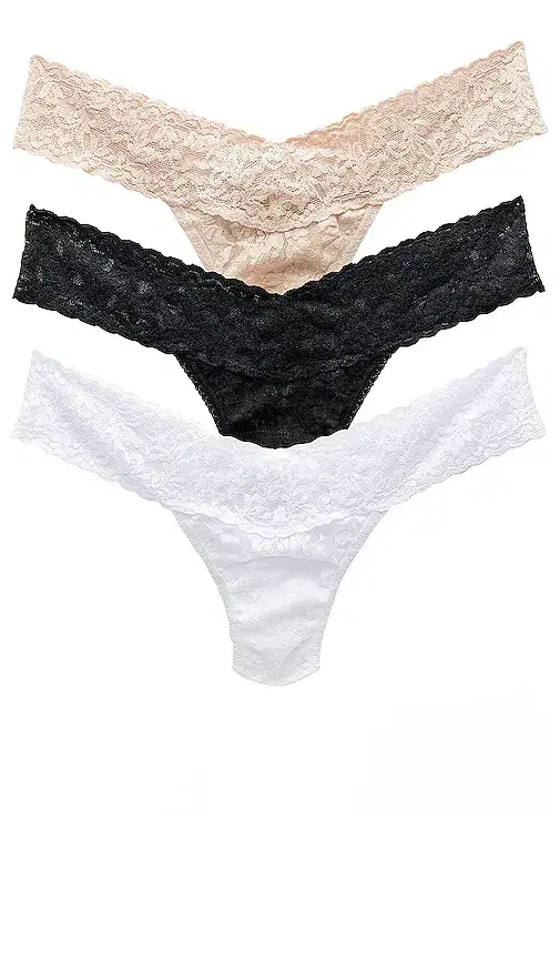 Hanky Panky Low Rise Thong 3 Pack