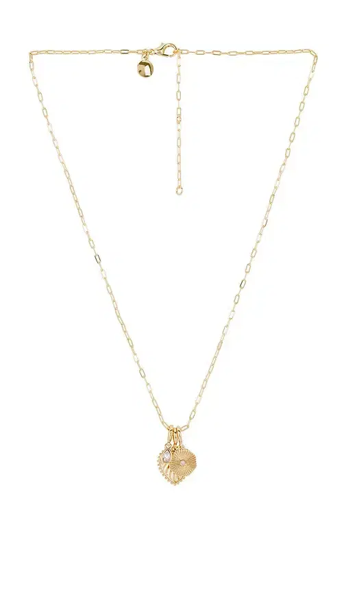 Heart Cluster Charm Necklace