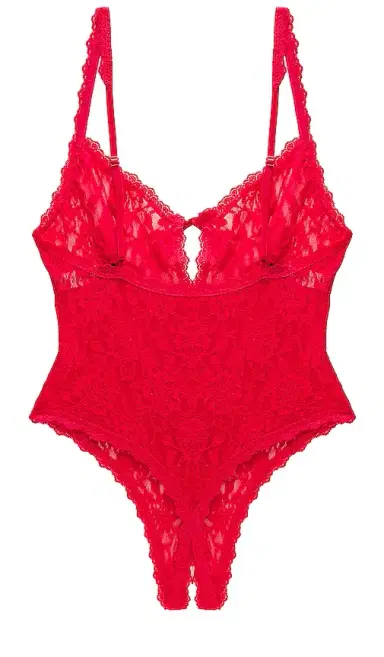 Hanky Panky Racy Signature Lace Open Teddy | Thumbnail 2