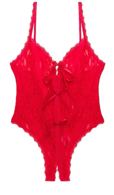 Hanky Panky Racy Signature Lace Open Teddy | Thumbnail 1