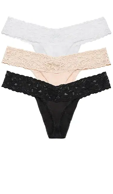 Hanky Panky Cotton 3 Pack Low Rise Thongs | Thumbnail 2