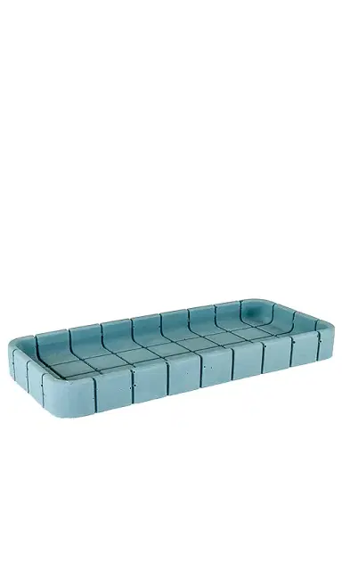 Block Design Tile Oblong Tray | Thumbnail 1
