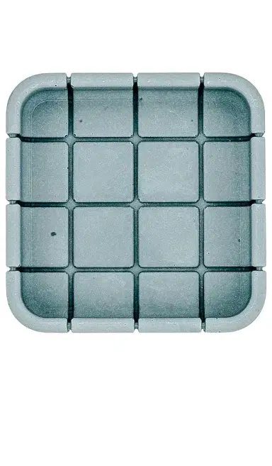 Block Design Tile Square Dish | Thumbnail 2
