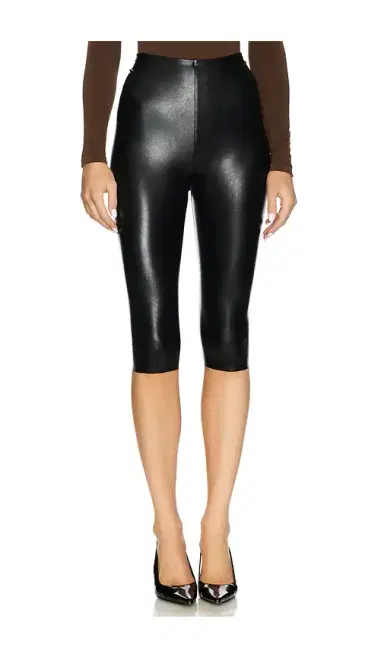 Commando Faux Leather Capri Legging | Thumbnail 1 Commando Faux Leather Capri Legging | Thumbnail 1