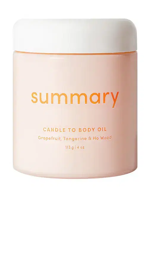 Summary Candle To Bodyoil