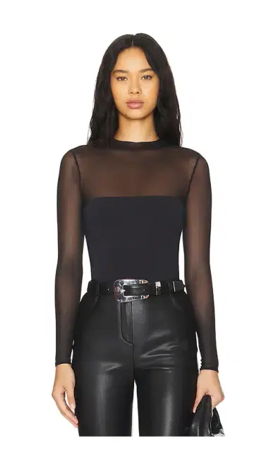 SEROYA Brandi Mesh Bodysuit | Thumbnail 1