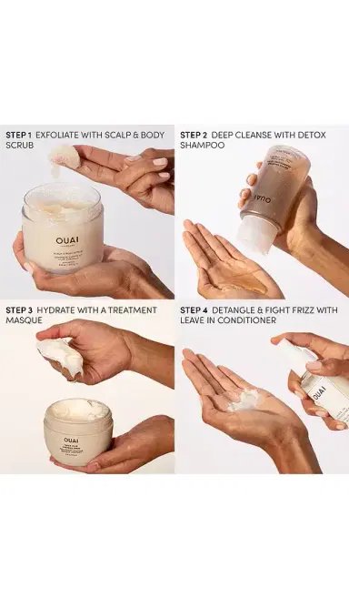OUAI Detox Shampoo Refill Pouch | Thumbnail 4 OUAI Detox Shampoo Refill Pouch | Thumbnail 4