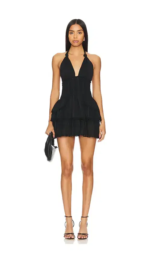 LoveShackFancy Deanna Halter Dress
