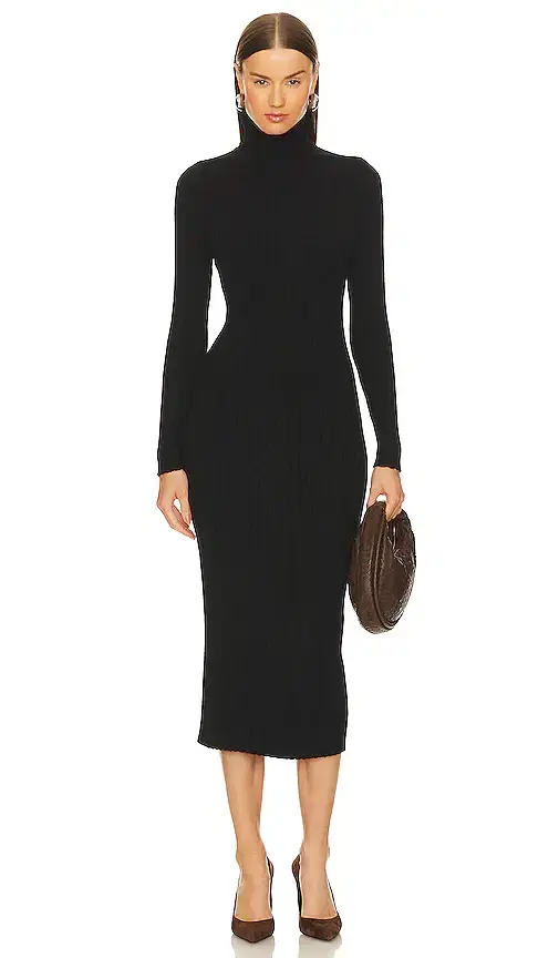 Kylie Rib Midi Dress