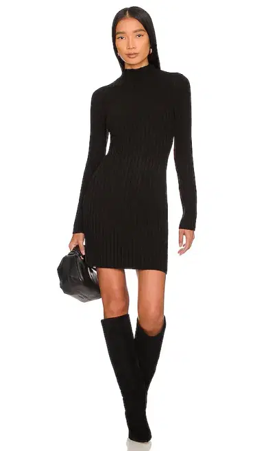 525 America Turtleneck Midi Dress | Thumbnail 2