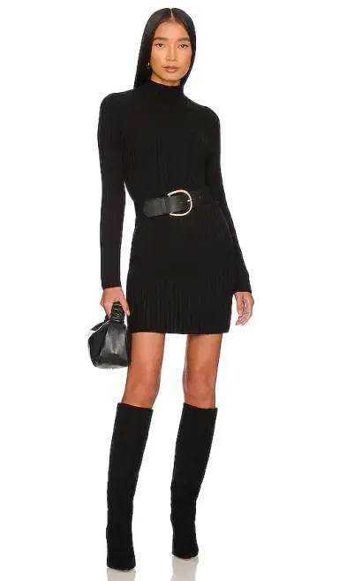 525 America Turtleneck Midi Dress | Thumbnail 1