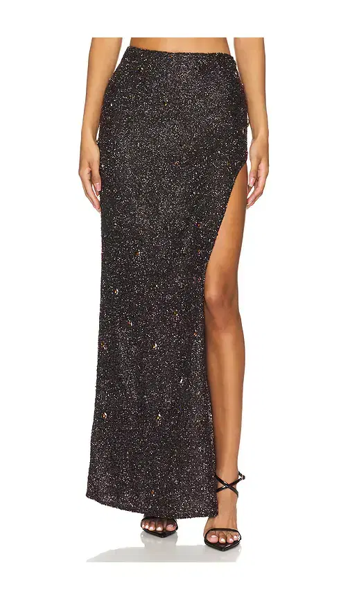 Mesh Maxi Skirt