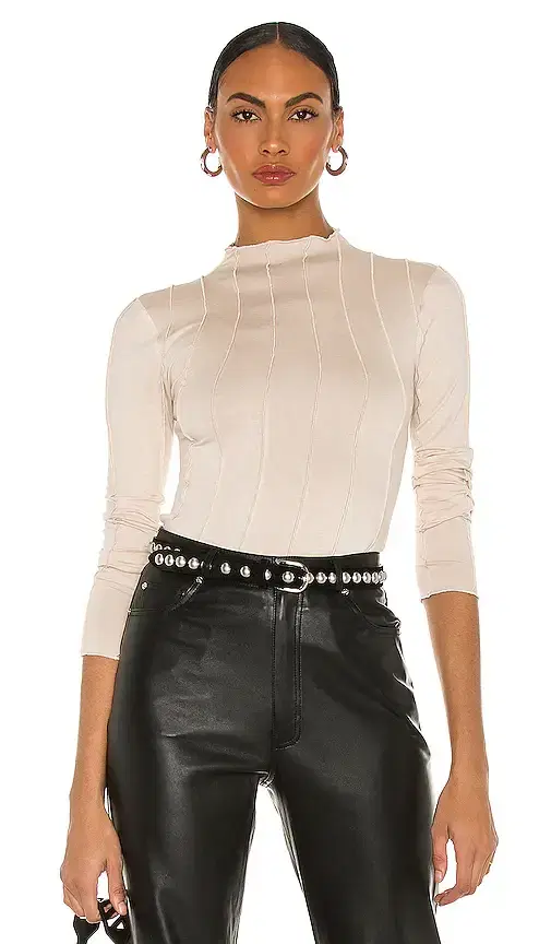 Lovers and Friends Seamed Long Sleeve Top