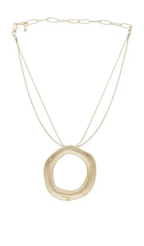 Ettika Open Circle Statement Necklace