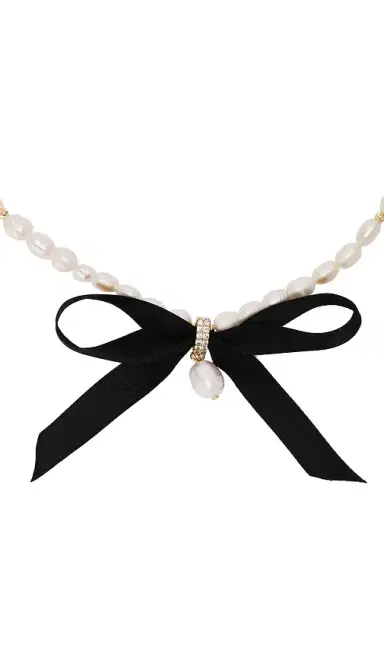 Ettika Velvet Bow Statement Pearl Choker | Thumbnail 2 Ettika Velvet Bow Statement Pearl Choker | Thumbnail 2