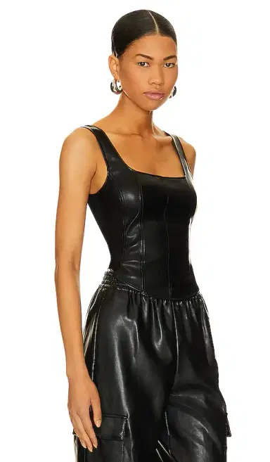 HEARTLOOM Dante Faux Leather Tank | Thumbnail 2 HEARTLOOM Dante Faux Leather Tank | Thumbnail 2