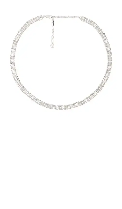 Ettika Baguette Tennis Necklace
