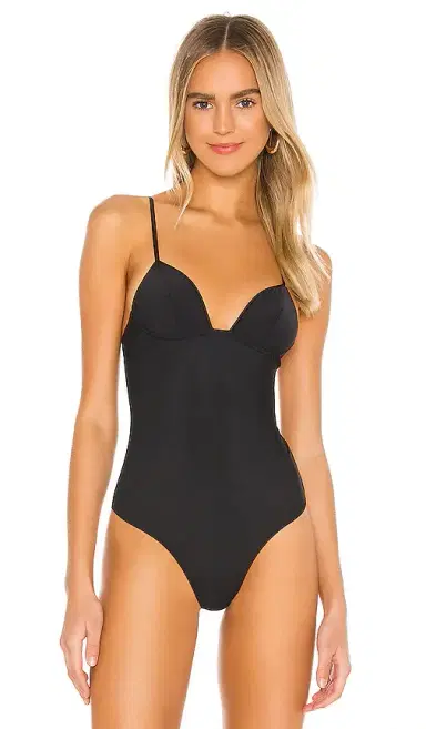 Fleur du Mal Cupped Nonwire Bodysuit | Thumbnail 2