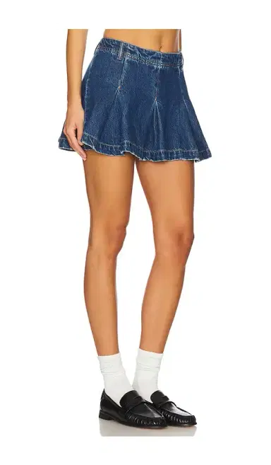 Free People Madison Ave Denim Mini Skirt | Thumbnail 2