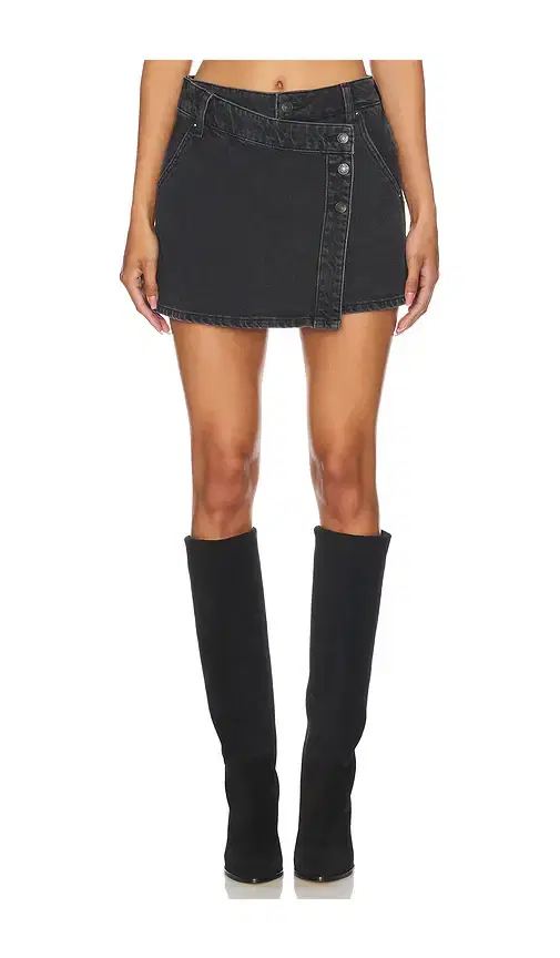 Free People x We The Free Wynne Denim Skirt