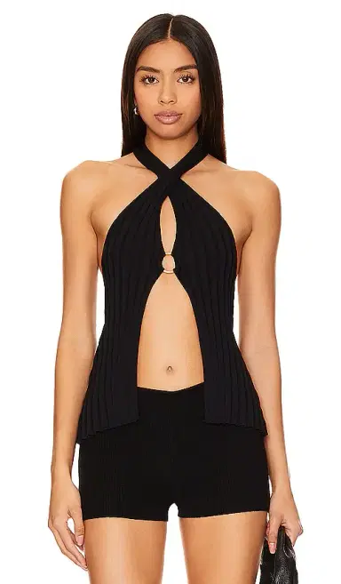 superdown Eliana Open Front Top | Thumbnail 2 superdown Eliana Open Front Top | Thumbnail 2