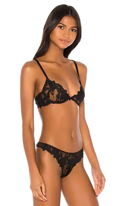 Fleur du Mal Lily Demi Bra | Thumbnail 2