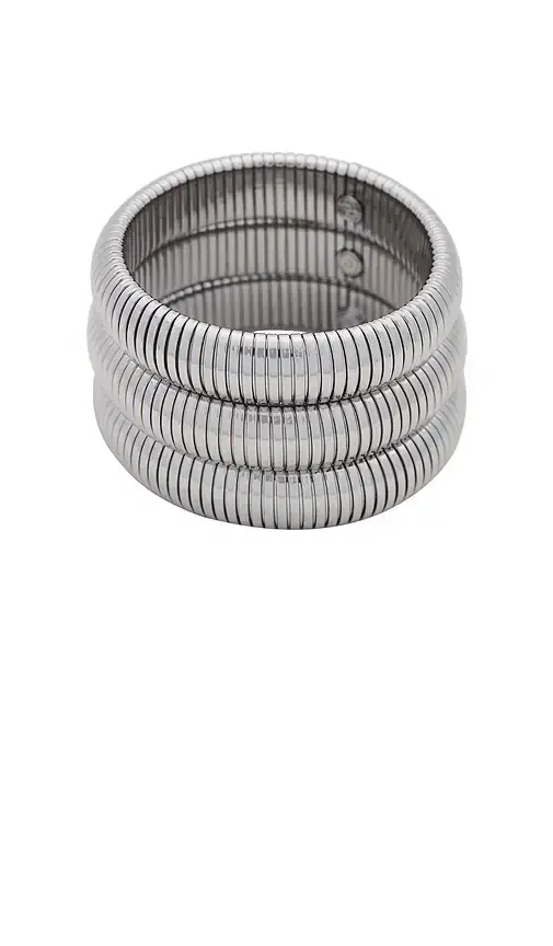 Ettika Flex Snake Chain Stretch Bracelet Set