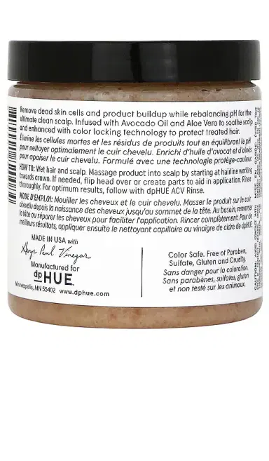 dpHUE Apple Cider Vinegar Scalp Scrub with Pink Himalayan Sea Salt | Thumbnail 2 dpHUE Apple Cider Vinegar Scalp Scrub with Pink Himalayan Sea Salt | Thumbnail 2