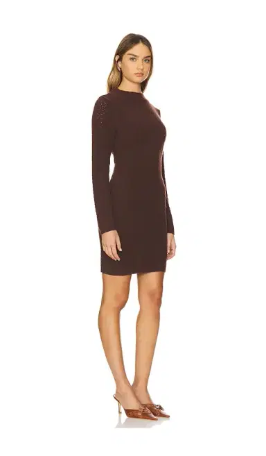 525 America Ryan Mock Neck Mini Dress | Thumbnail 2