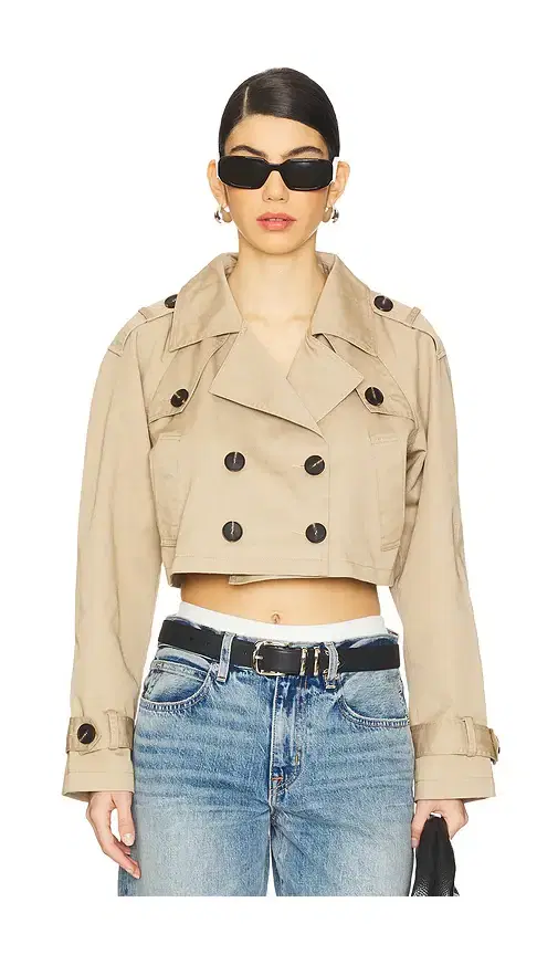 MORE TO COME Marja Cropped Trench
