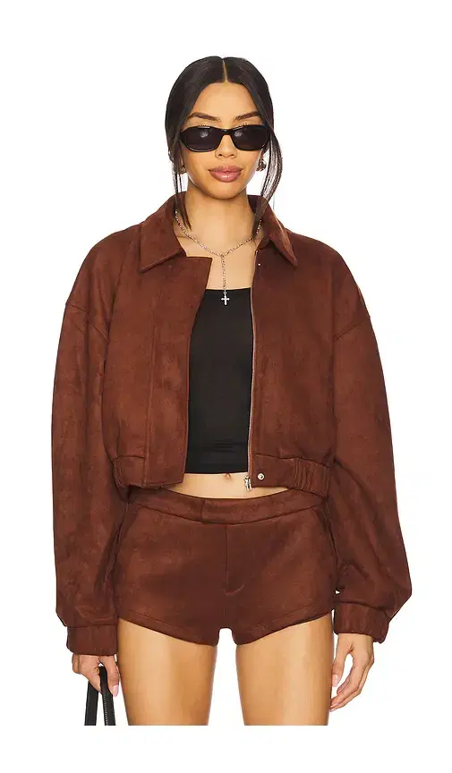 Amanda Faux Suede Jacket