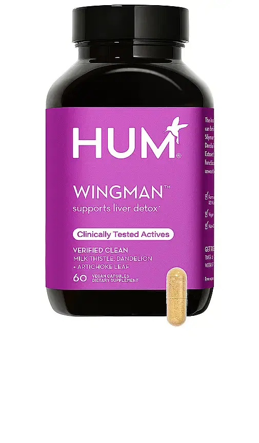 HUM Nutrition Wing Man Liver Detox and Dark Circle Supplement