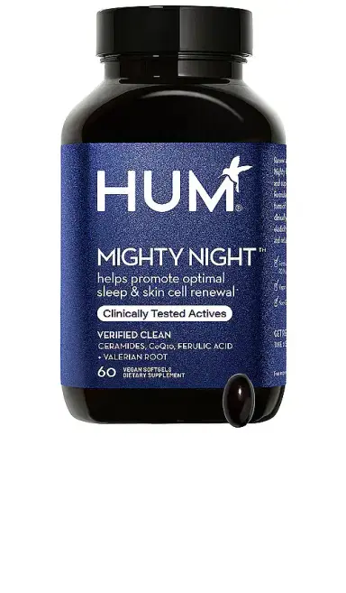 HUM Nutrition Mighty Night Overnight Cell Renewal For Skin & Body | Thumbnail 1 HUM Nutrition Mighty Night Overnight Cell Renewal For Skin & Body | Thumbnail 1