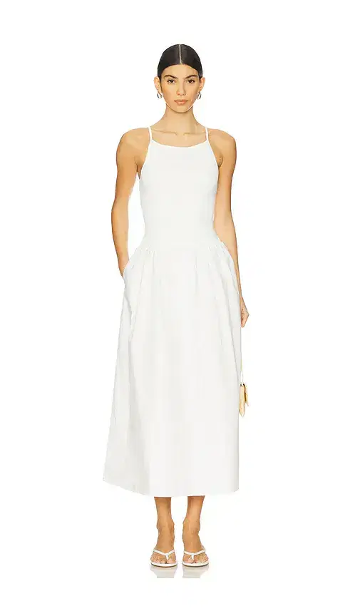 Shona Joy Aliah High Neck Midi Dress