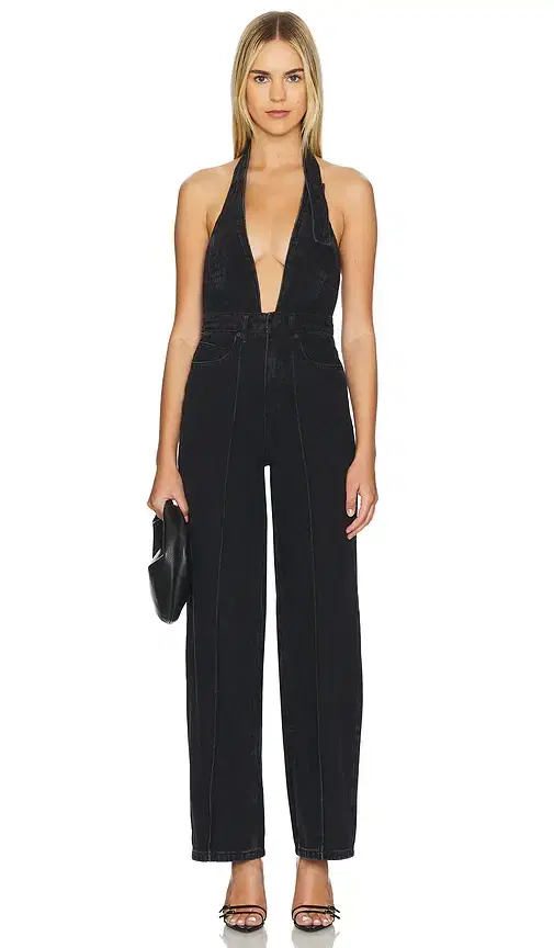RTA Sadie Denim Jumpsuit