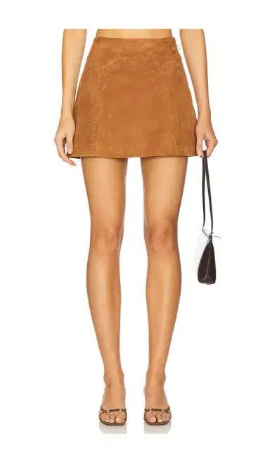 retrofete Juana Suede Skirt | Thumbnail 1