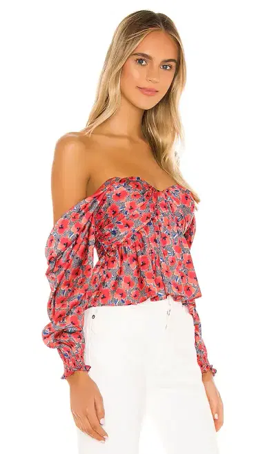 House of Harlow 1960 x REVOLVE Burna Blouse | Thumbnail 2