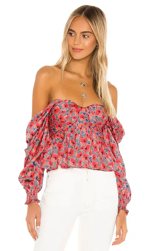 House of Harlow 1960 x REVOLVE Burna Blouse