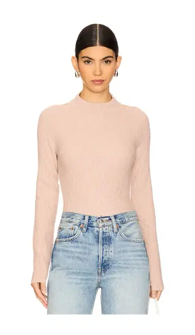 NAADAM Wool Cashmere Ribbed Reversible Turtleneck | Thumbnail 1