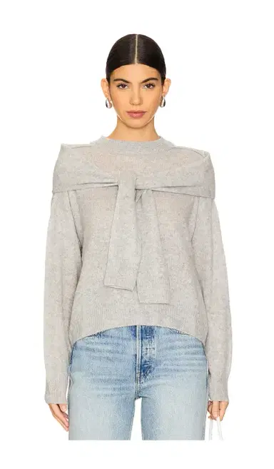 NAADAM Featherweight Cashmere Layered Crewneck Sweater | Thumbnail 1