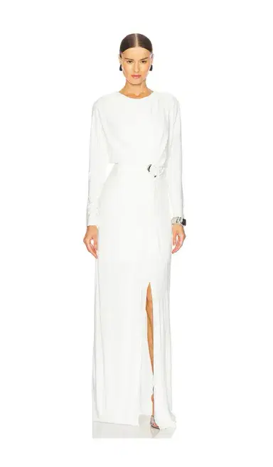 SIMKHAI Maisie Long Sleeve Dress | Thumbnail 1 SIMKHAI Maisie Long Sleeve Dress | Thumbnail 1