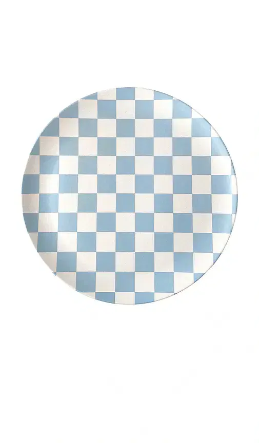 Xenia Taler Diner Check Dinner Plates Set Of 4