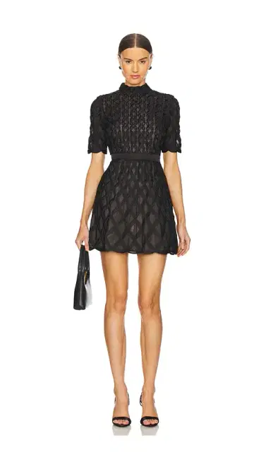 SIMKHAI Costina Short Sleeve Dress | Thumbnail 1