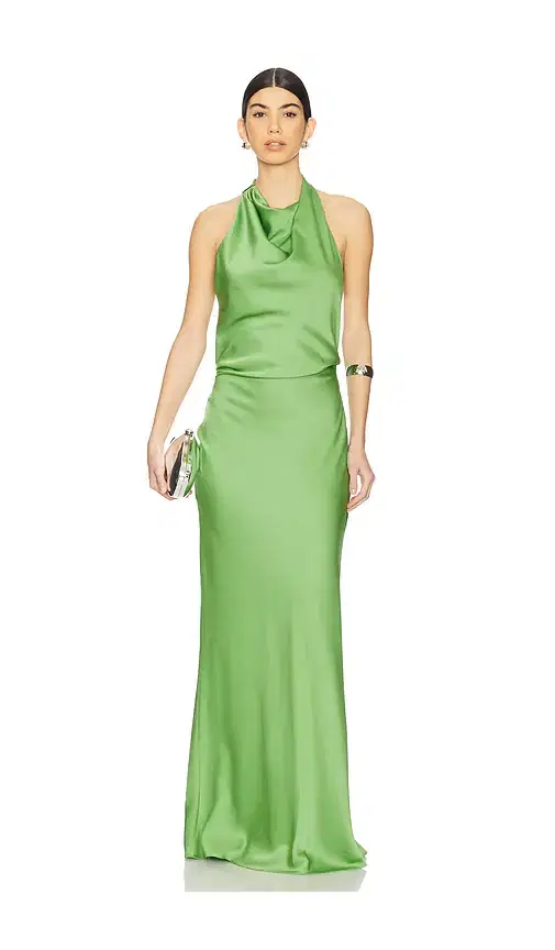 SIMKHAI Reannon Draped Gown