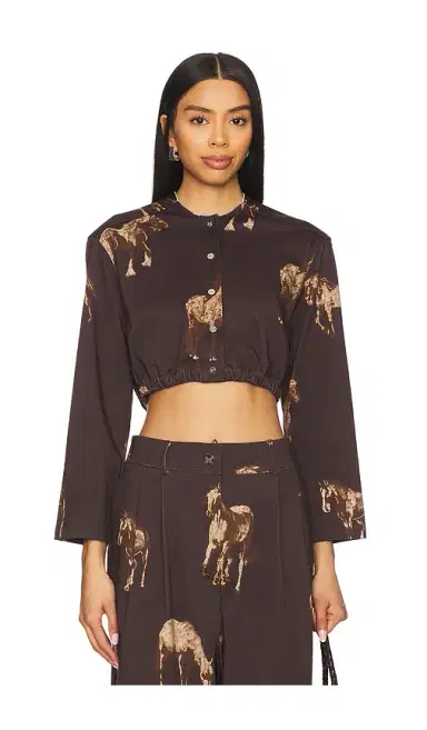 Milkwhite Cropped Top | Thumbnail 1 Milkwhite Cropped Top | Thumbnail 1