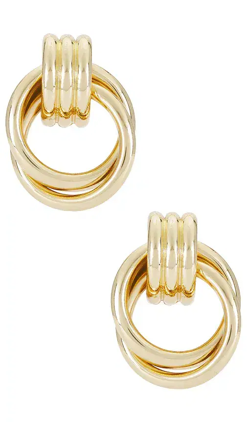 BaubleBar Interlocking Hoop Earrings