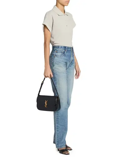 Saint Laurent Women's Solferino in Box Shoulder Bag - Black | Thumbnail 2 Saint Laurent Women's Solferino in Box Shoulder Bag - Black | Thumbnail 2